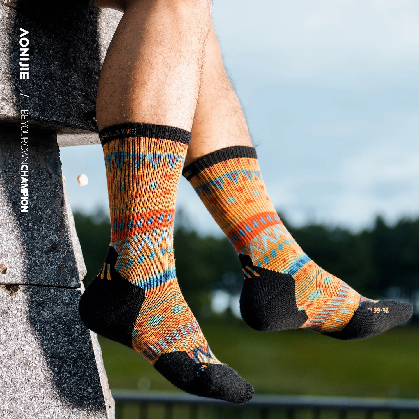 AONIJIE calcetines de lana par - Wool Hiking Sock reseña y precio