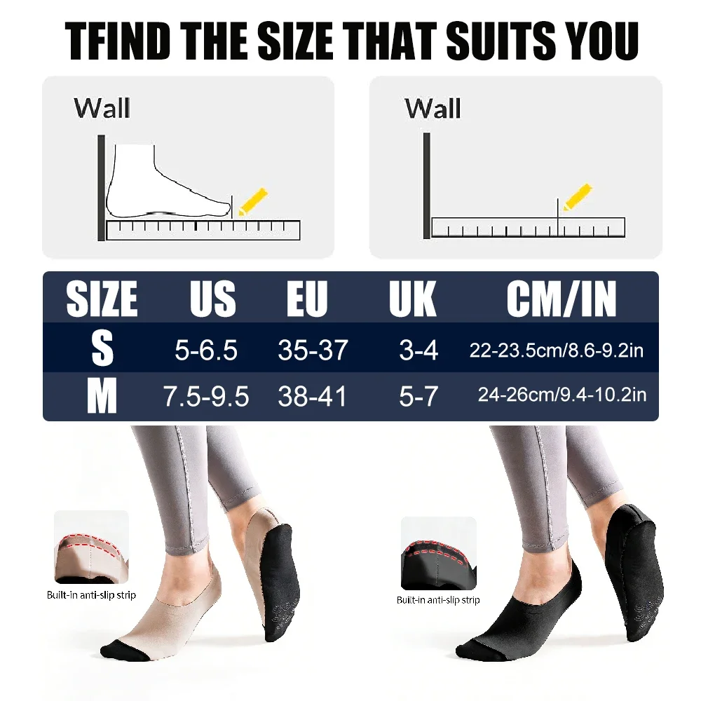 1 Par de Calcetines Invisibles - No Show Sock Women reseña y precio