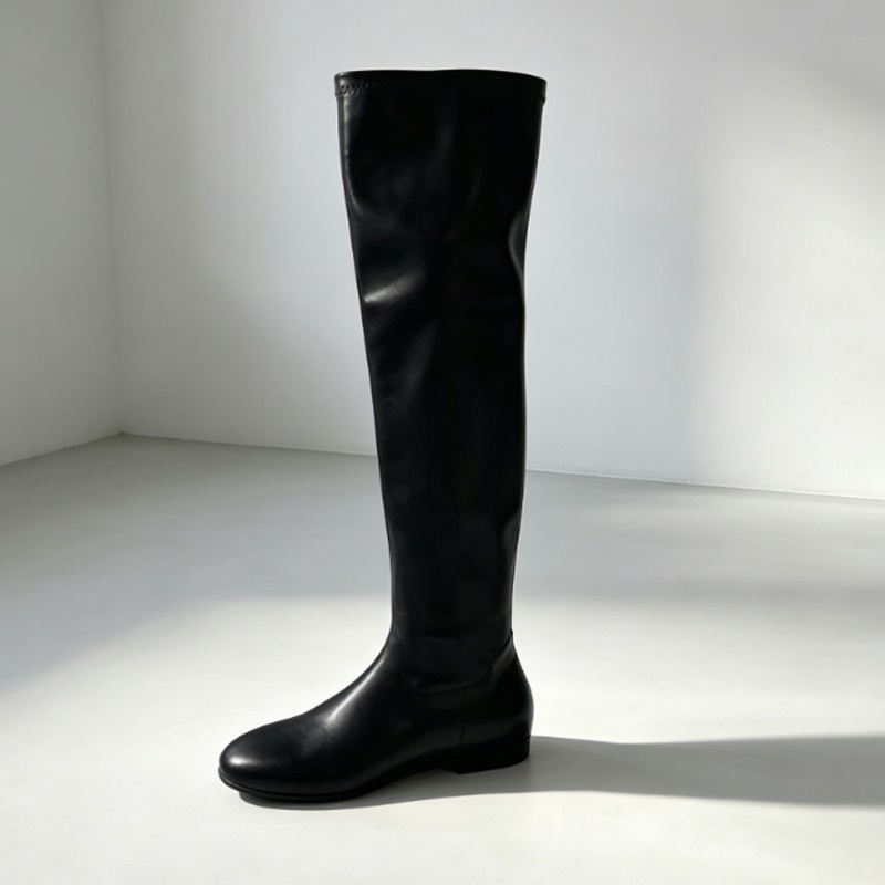 Botas largas hasta el muslo de - Boot Sock Slouchy reseña y precio