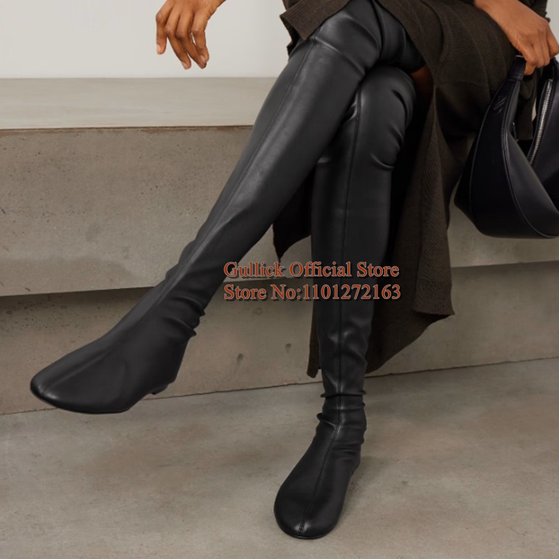 Botas largas hasta el muslo de - Boot Sock Slouchy reseña y precio
