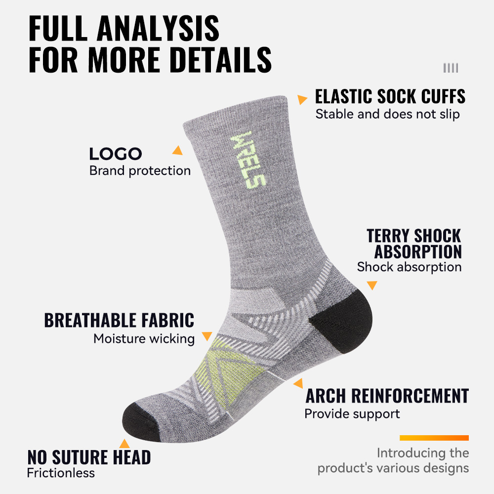 WRELS Calcetines de senderismo - Wool Hiking Sock reseña y precio