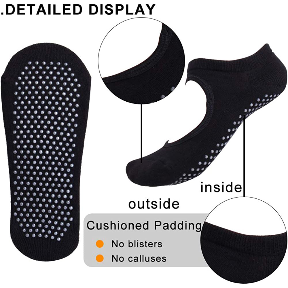 Calcetines antideslizantes con - No Show Sock Women reseña y precio