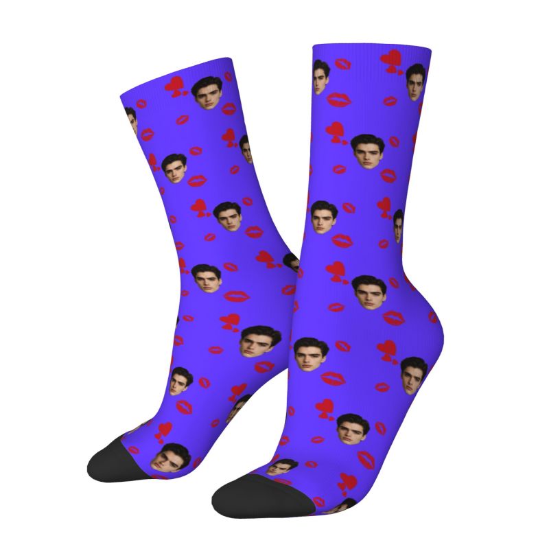 Foto de cara personalizada con - Dress Sock Men reseña y precio